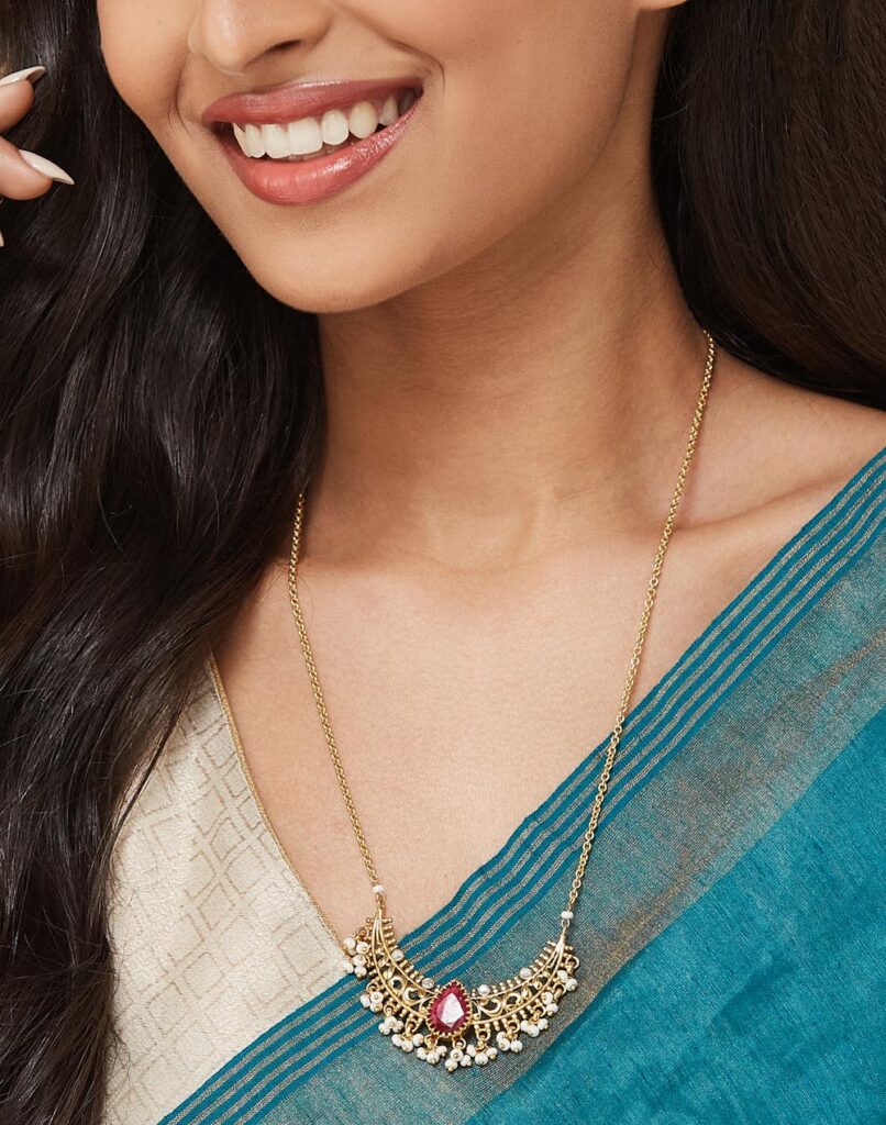 Silver Short Necklace