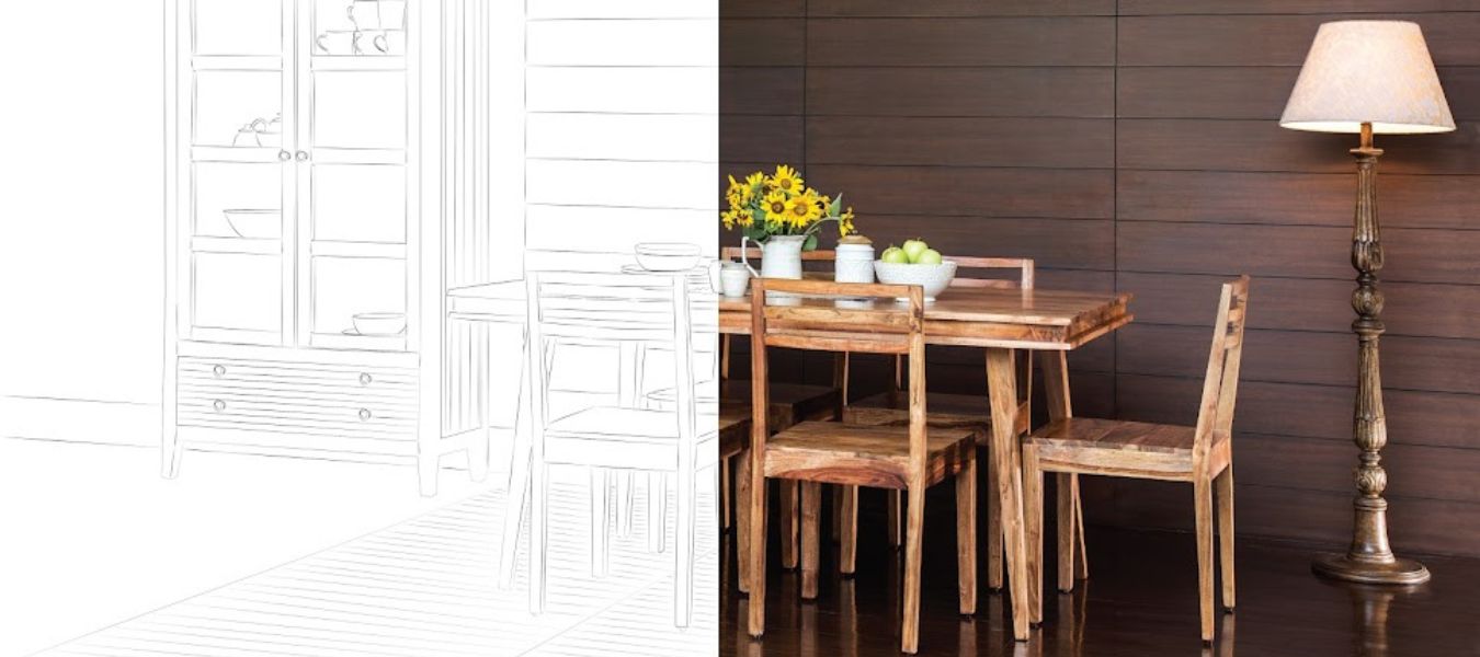 Each space is illustrated to bring imaginations to life.