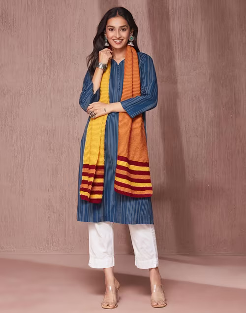 Mustard Wool Muffler