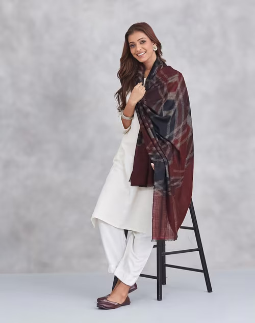 Black Cashmere Shawl