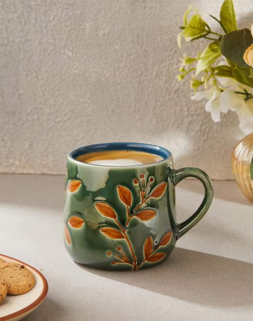Green Naintara Ceramic Mug