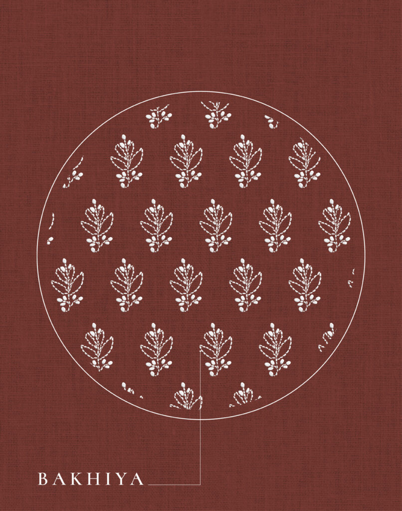 Bakhiya stitch of Chikankari