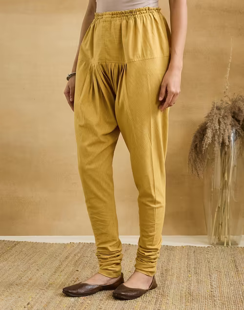 Mustard Cotton Churidar