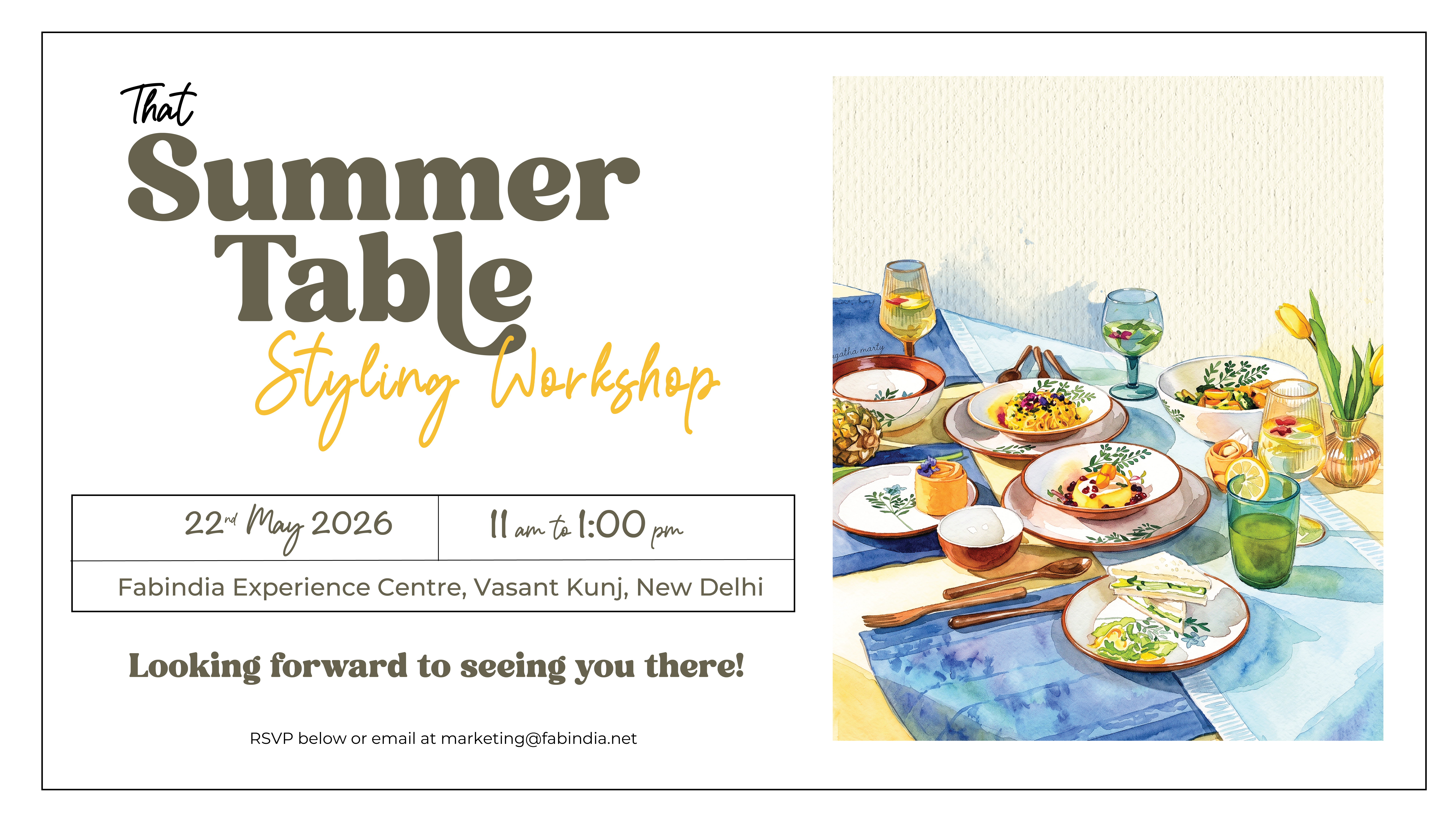 summer table setting